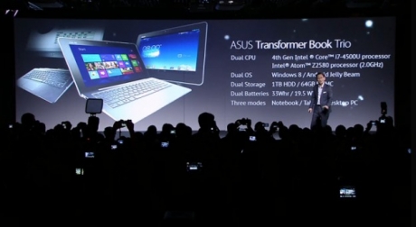 ASUS Transformer Book Trio съчетава таблет, ноутбук и моноблок